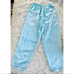 Silky baby blue y2k pants